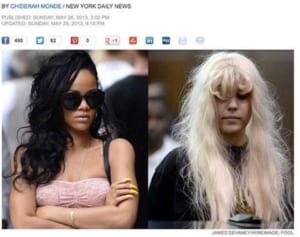 「リアーナが殴られるのはブスだから」　逮捕された元人気女優が暴言