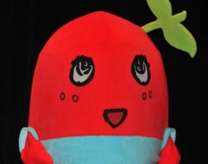 ふなっしー シャア専用に扮装「博多の営業で使えそう」