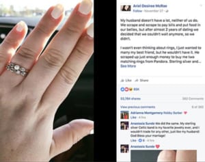 1万4千円の婚約指輪を店員に笑われ……花嫁の返答が話題に