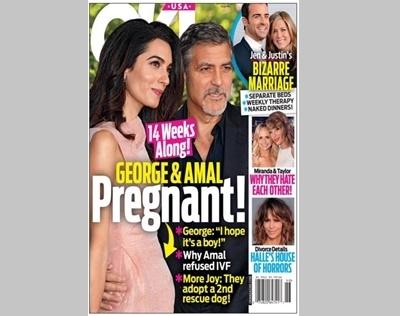 ジョージ・クルーニーの妻アマルが第一子を妊娠か