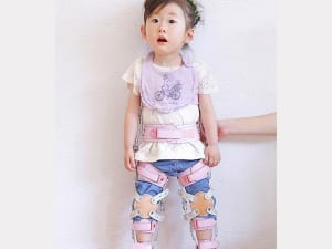 福山型先天性筋ジストロフィーの真心ちゃん、春から小学生に