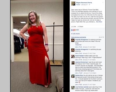 ドレスを試着した中学生に店員が心ないアドバイス――母親の訴えを8万人が支持