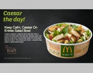 マクドナルドの新サラダはビッグマックよりも高カロリー