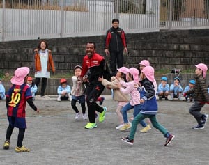 エリトリア選手と交流　東京五輪事前キャンプ地