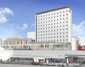 京急川崎駅に駅ビル　ホテルなど4月開業