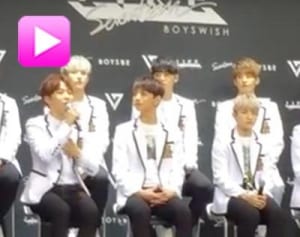 SEVENTEENが空前のブームに感激！「早く会いたいです…」