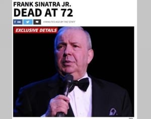 フランク・シナトラJr.が急死