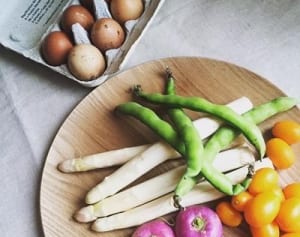 第1回「パリの4月はアスパラ婦人。」～マダムミキのパリの食・デザイン365日