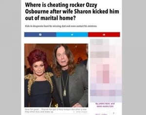 オジー・オズボーンが行方不明