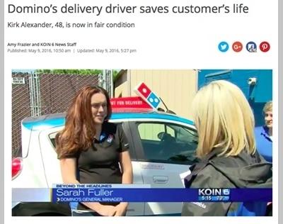 「11日間も注文がない……」 ドミノ・ピザの店員が顧客の命を救う