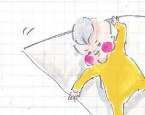 ベッドへ運ぼうと抱き上げた瞬間泣きだす 『まめ日和』第20回