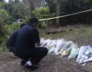 「お父さんのところに帰るよ…」　被害者の父、声振り絞り　米軍属女性死体遺棄事件から1週間