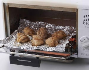 電子レンジ＆オーブントースターで“鶏からあげ”をつくる方法