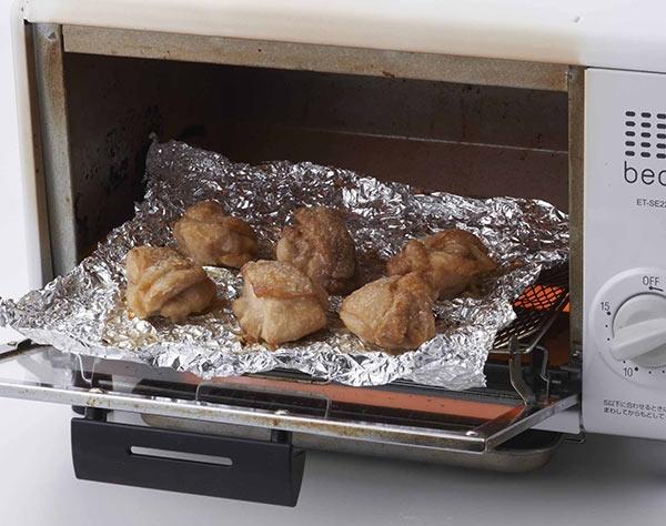 電子レンジ＆オーブントースターで“鶏からあげ”をつくる方法