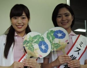 鎌倉の夏の定番　納涼うちわ、今回は「夢一輪」