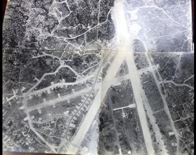 原爆投下機 飛来か　読谷補助飛行場　45年6月の写真、米軍機多数