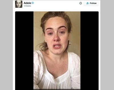 アデルが公開した“鼻声＆すっぴん”謝罪ビデオの説得力がすごい