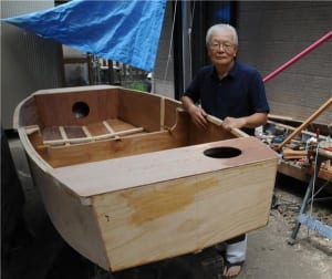 「究極の自己満足」　小型ヨット作り、76歳の高橋さん