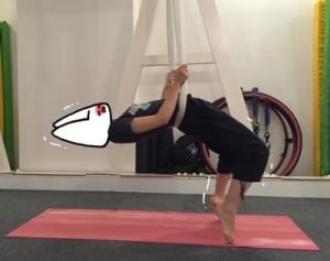 逆さ吊り気持ちいい！「空中ヨガ」で作る美しボディ