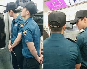 地下鉄に乗っている東方神起チャンミンとSJドンヘの写真に反響