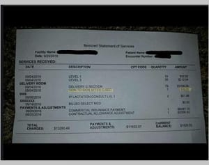 出産したばかりの女性、病院に「抱っこ代」4,000円を請求される