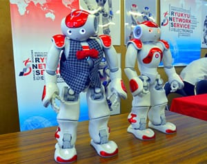 人型ロボ 高齢者見守り　琉球ネットワークサービス、ソフト開発へ