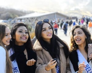 「ミス」出場者が元気な箱根PR