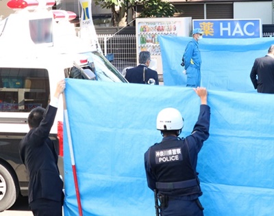 県警が実況見分　横浜・登校小1死亡事故