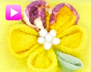 はじめてのつまみ細工「丸つまみの作り方」