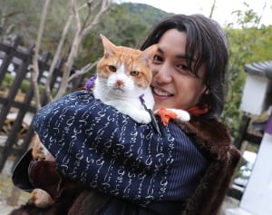 『猫侍』に続く話題作『猫忍』主演俳優は“もともと犬派”