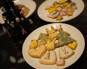 アイシングクッキーでクリスマスに幸せの贈り物