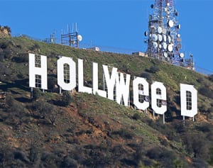 ハリウッドの看板にイタズラした男を逮捕