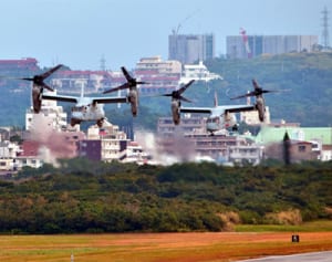 オスプレイ、空中給油再開を強行　墜落わずか3週間