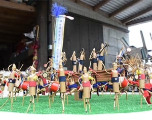 ＜巧み＞竹のエイサー隊しなやかに躍動ー職人・津嘉山さん