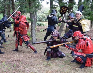 『琉球忍者』に、ちびっこ道場も！”甲冑姿”が外国人に人気＝沖縄県読谷村