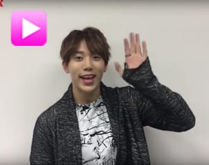 U-KISSフンがソロデビュー！ 笑顔溢れるメッセージを独占！