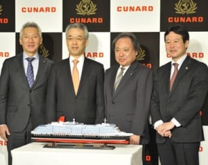 初の横浜発QEクルーズ　19年春に2コース