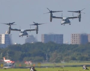 「防災訓練にオスプレイ」　米海軍提案、黒岩知事は慎重姿勢