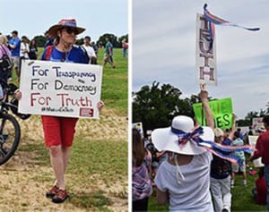 「日米 政権の姿　支持者のみ向き合う　酷似する両首脳の手法」