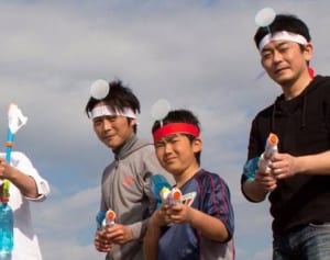 秦野名水で水鉄砲　7月30日に初の大会