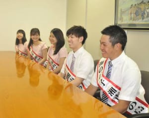 海の女王＆王子、注目の大役に意気込み　藤沢市