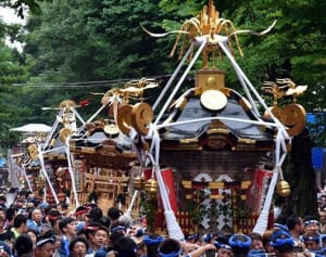 イセザキ・モール神輿一色　横浜市中区