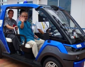 自動走行システムで新交通網の形と観光まちづくりを！沖縄北谷で実証実験開始