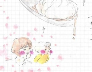 まめにグルメレポーターの才能を発見!? 『まめ日和』第76回