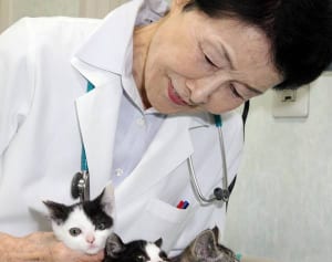 日本初の女性獣医師語る震災 子供の目輝いた「動物との絆」