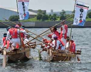 海に願い「祇園舟」富岡八幡宮　横浜市