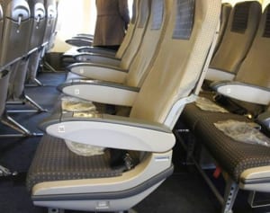 ビジネスクラスの毛布をエコノミーに座る子どもに渡そうとした母親、逮捕される