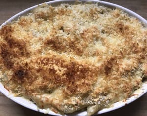 第140飯「なすとひき肉のペンネグラタン」