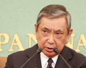 安倍政権の外交は「非常に不満」河野元衆院議長が批判