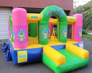 「きよりゅん」と遊ぼう　清川村、大型遊具がお目見えへ